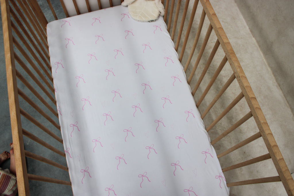 Ivy Bow Organic Cot Sheet