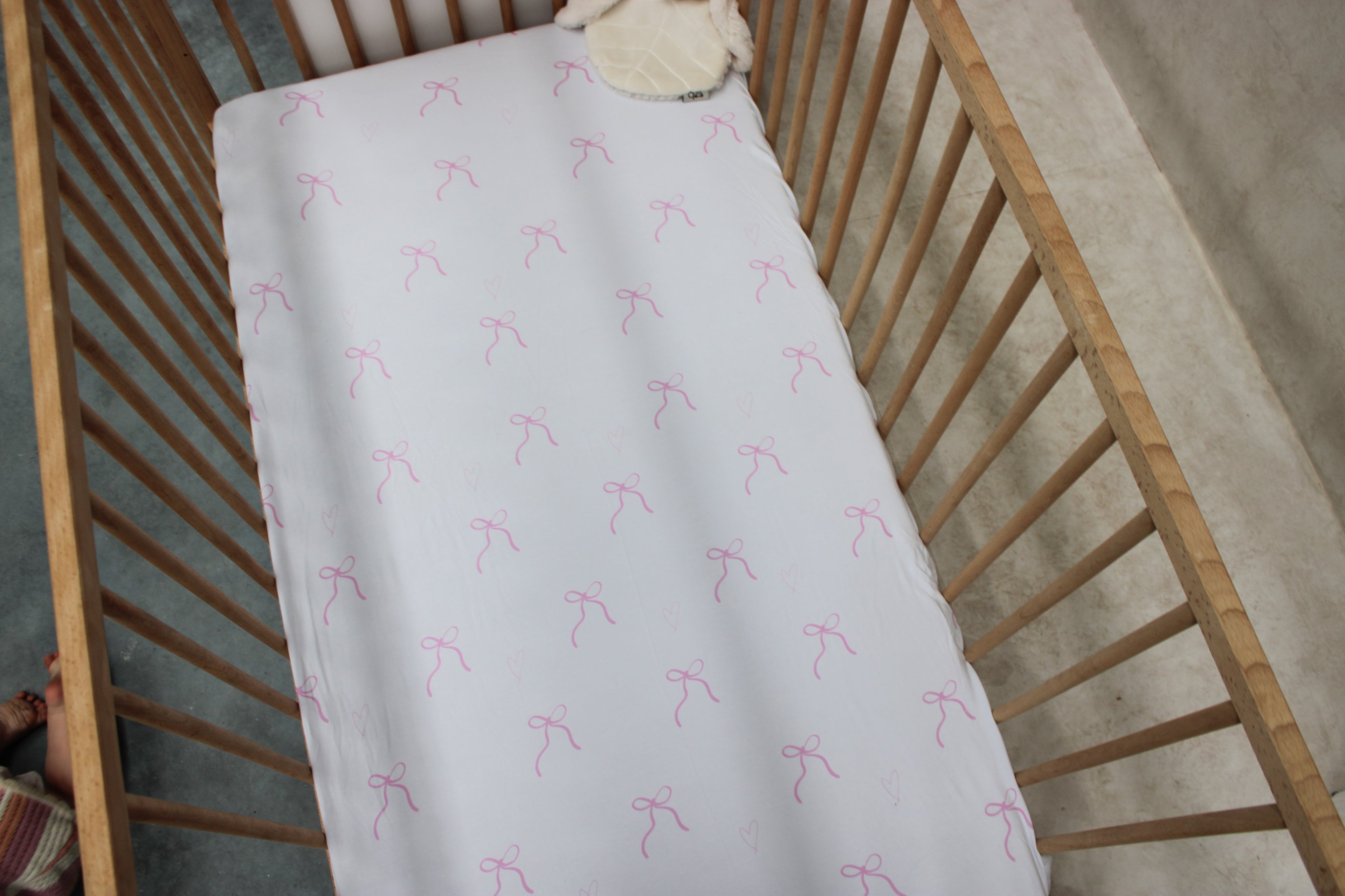 Ivy Bow Organic Cot Sheet