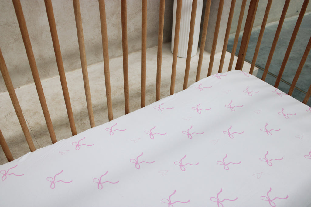 Ivy Bow Organic Cot Sheet
