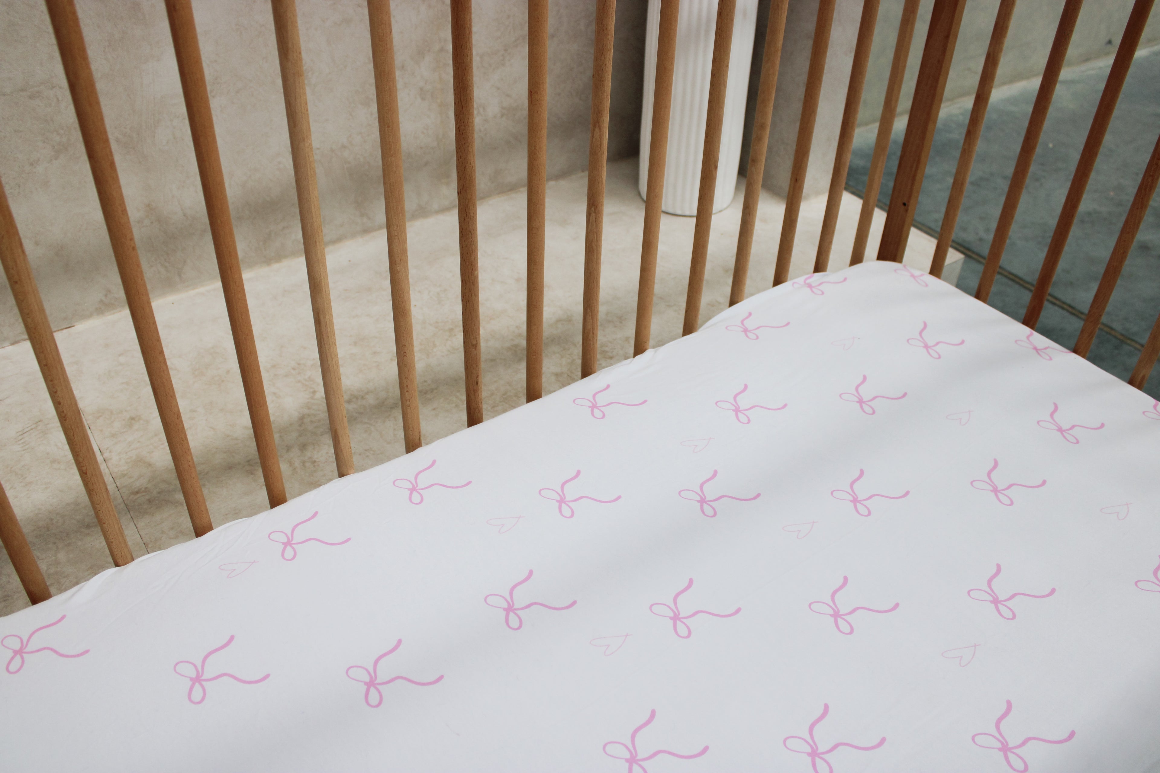Ivy Bow Organic Cot Sheet