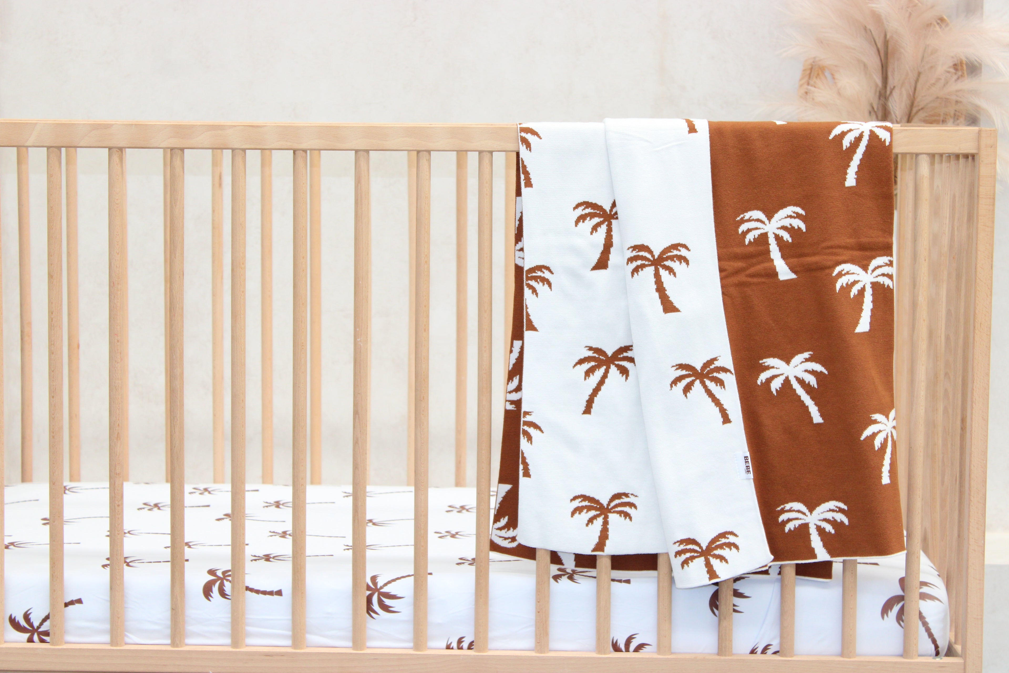 Sandy Palm Organic Cot Sheet
